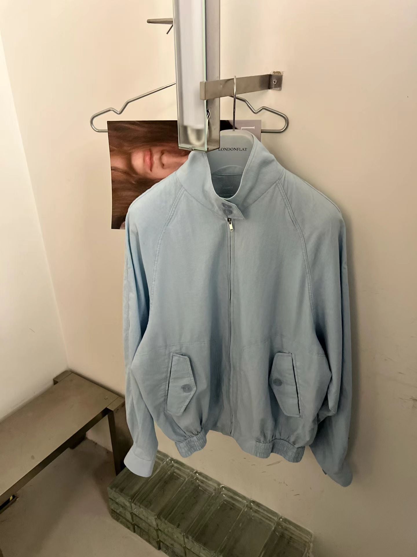Sky Minimal Bomber Jacket