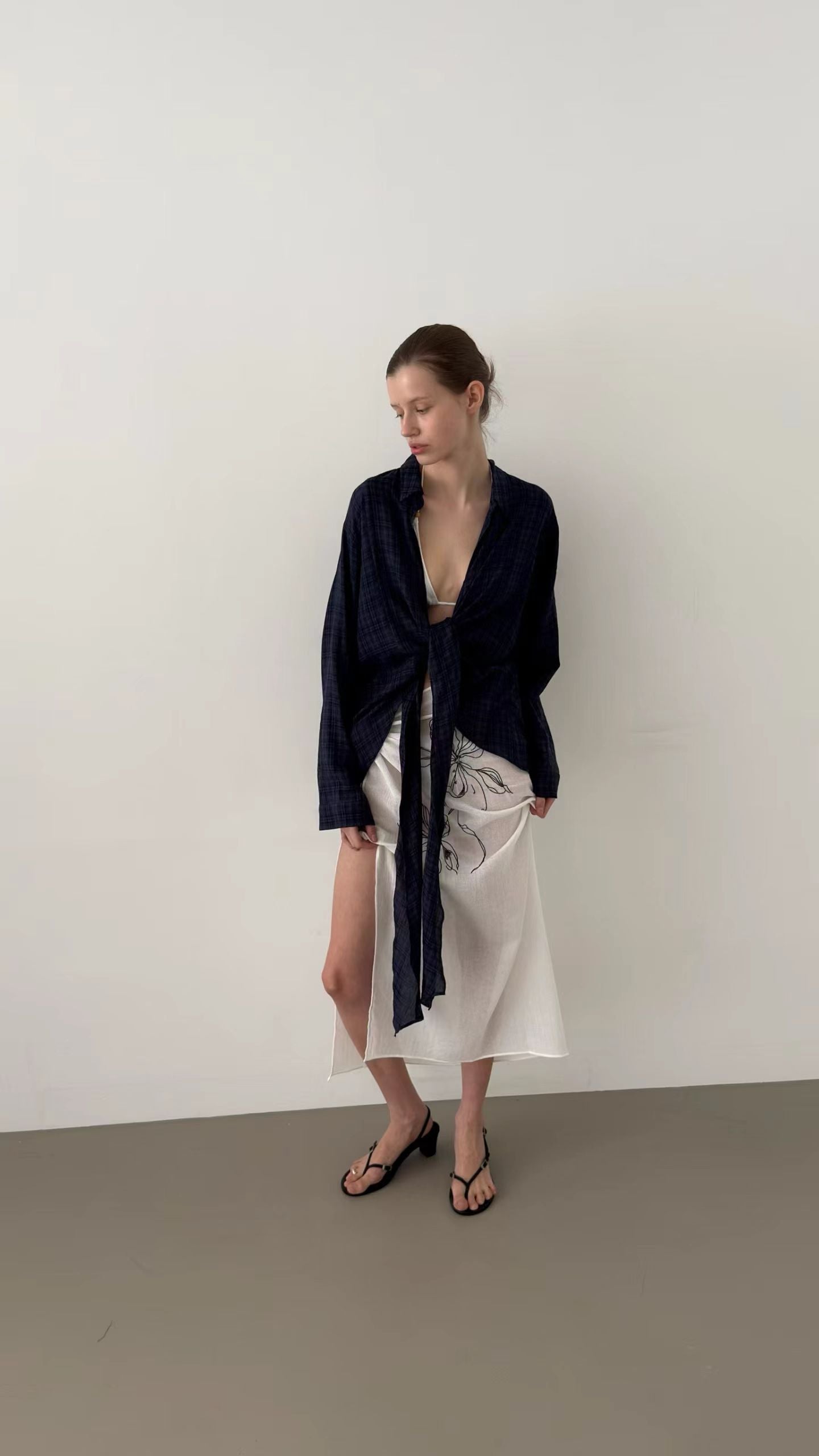 Draped Wrap Cardigan