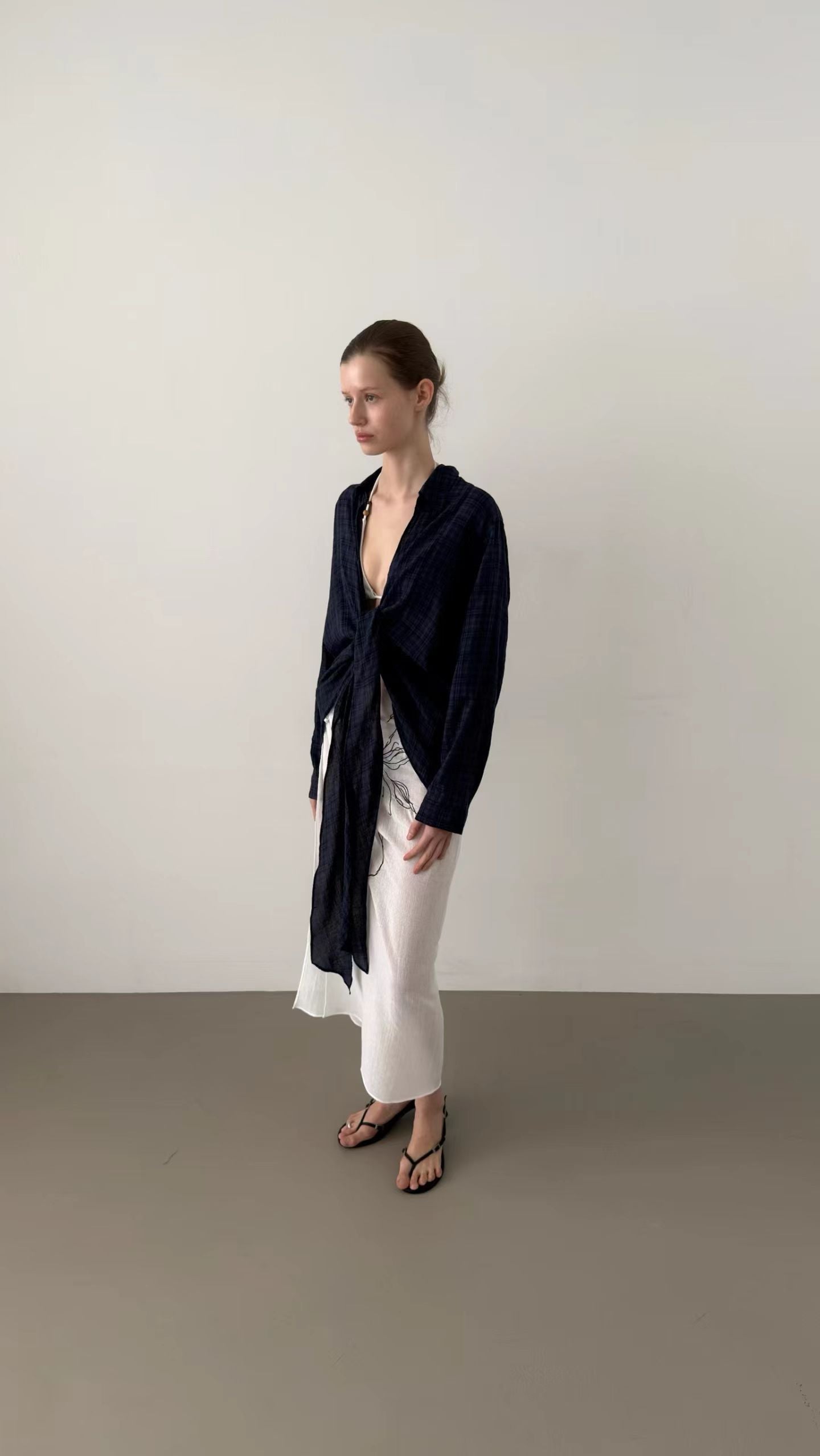 Draped Wrap Cardigan