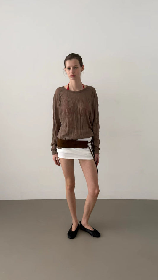 Sheer Lightweight Knit Sweater