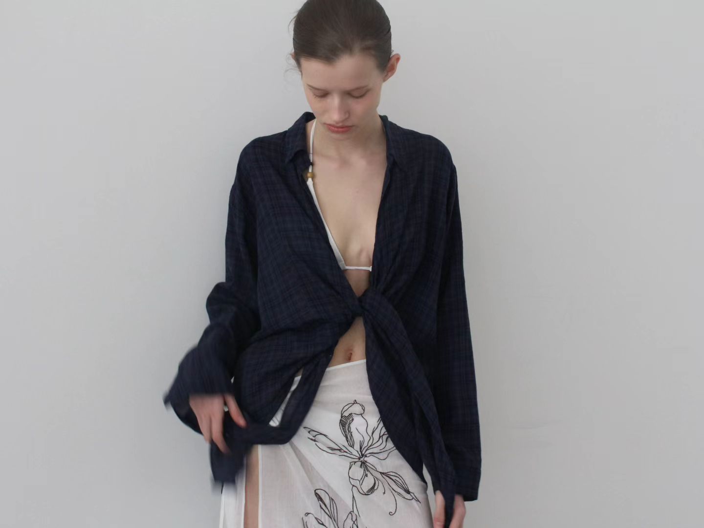 Draped Wrap Cardigan