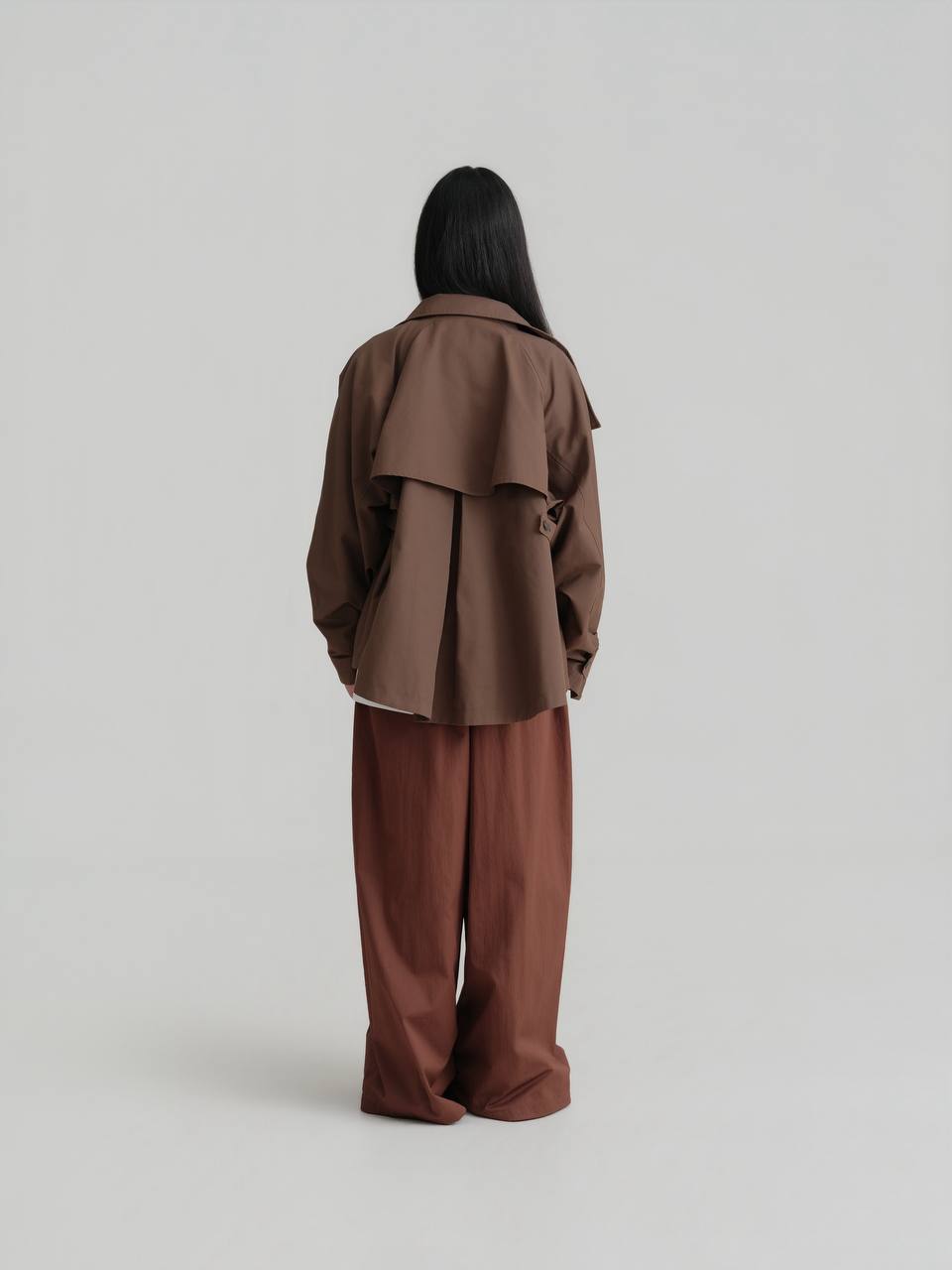 Cropped Trench Jacket