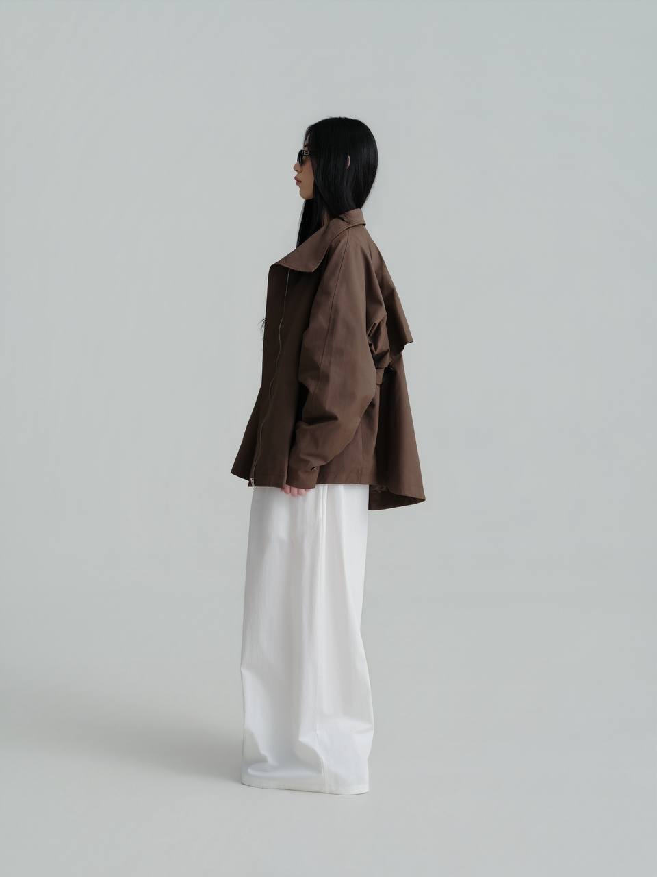 Cropped Trench Jacket