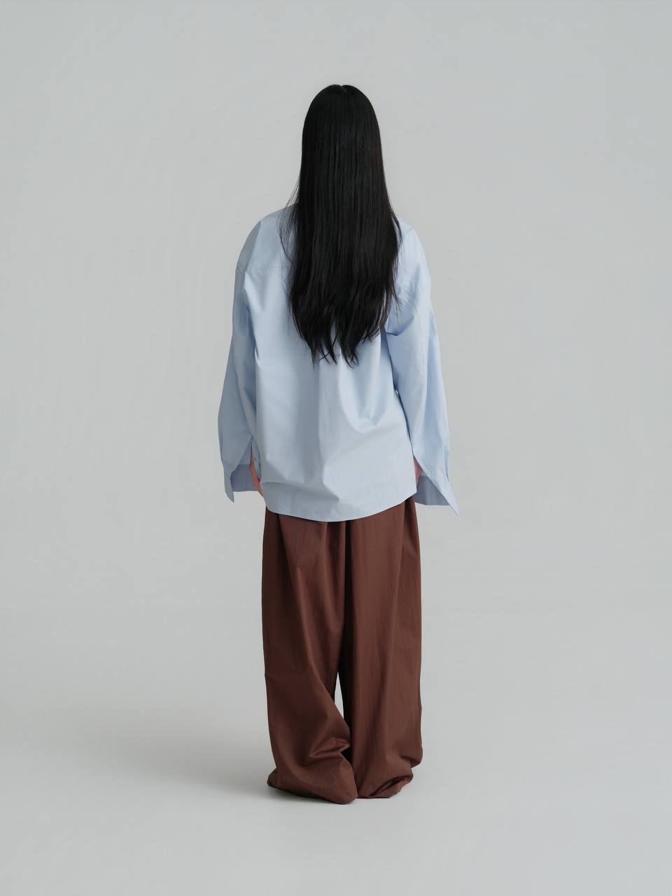 Draped Cotton Shirt
