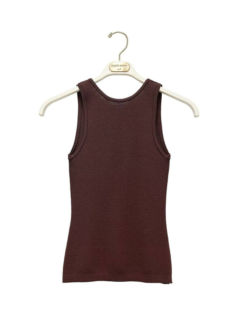 Open Back Knit Top