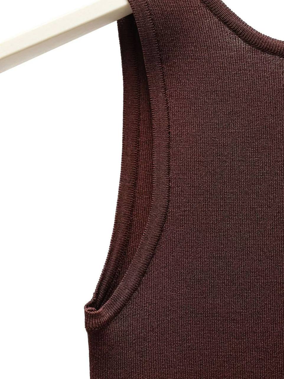 Open Back Knit Top