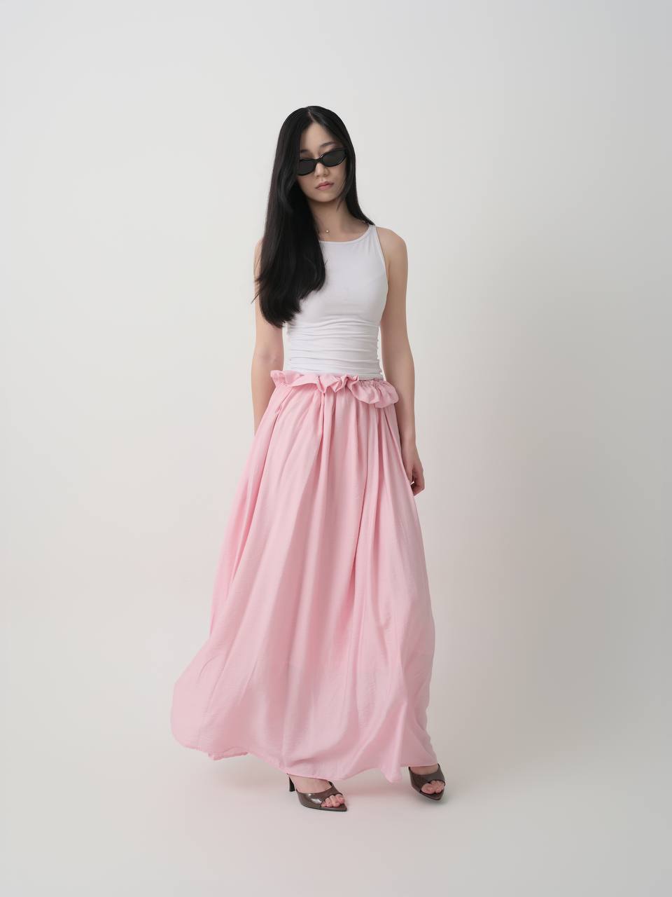 VOLUME MAXI SKIRT