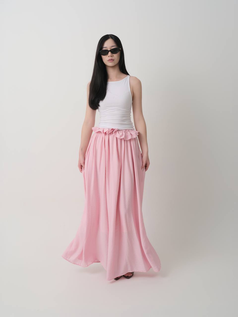 VOLUME MAXI SKIRT