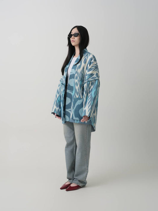 MARGILAN PATCHWORK IKAT JACKET