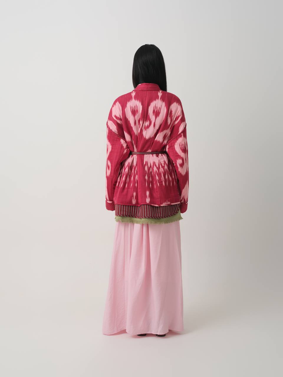 SILK IKAT JACKET – RED