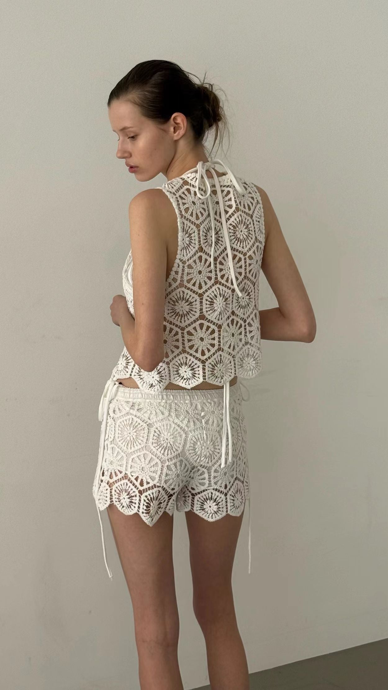 Crochet Lace Vest
