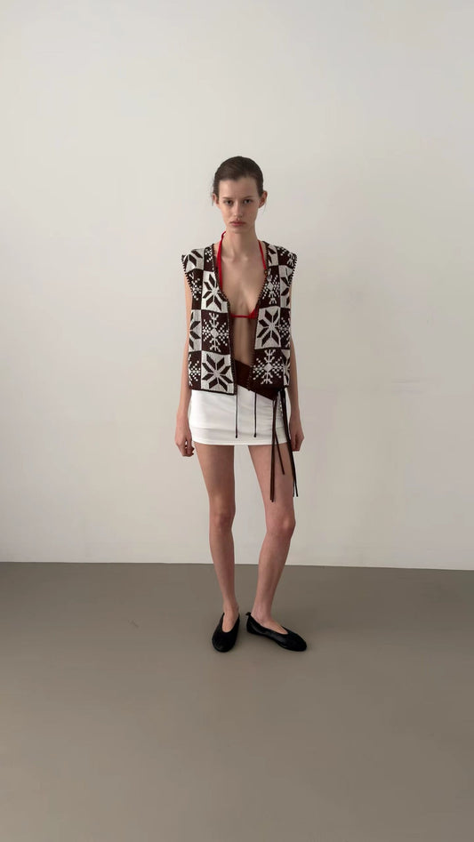 Nordic Knit Vest