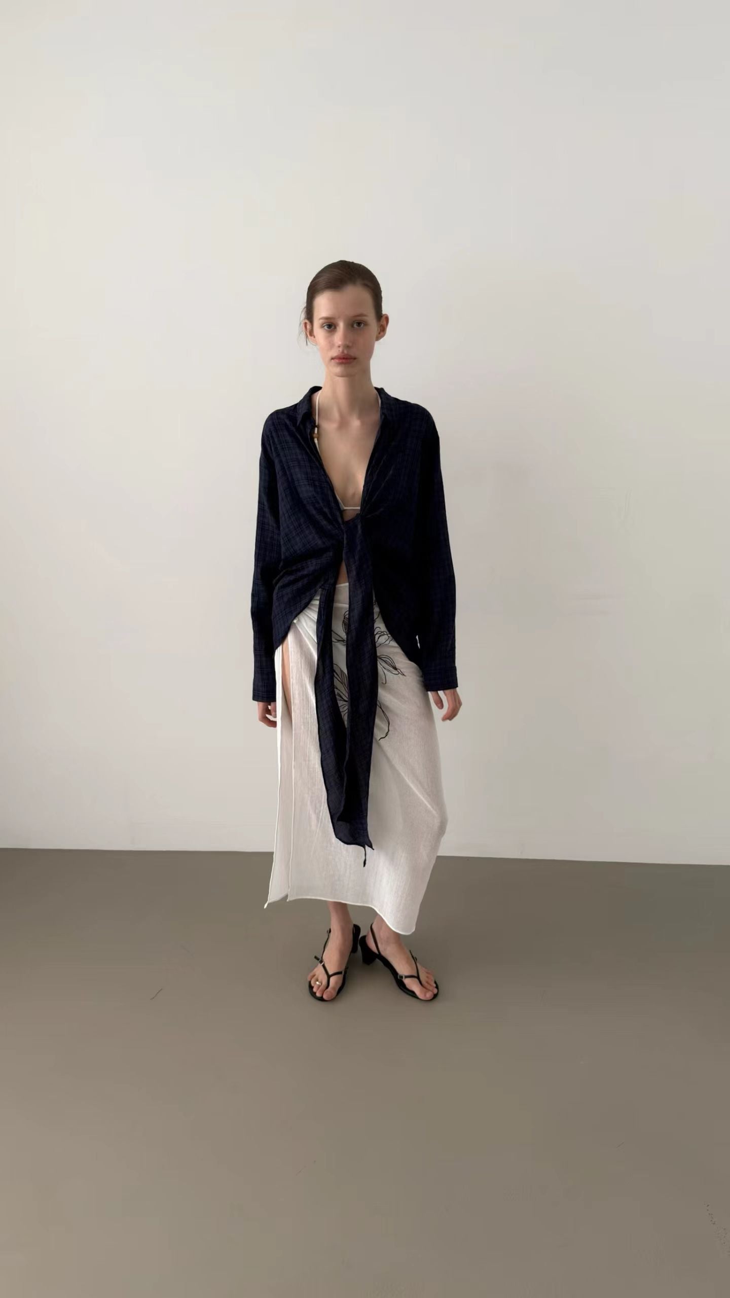 Draped Wrap Cardigan